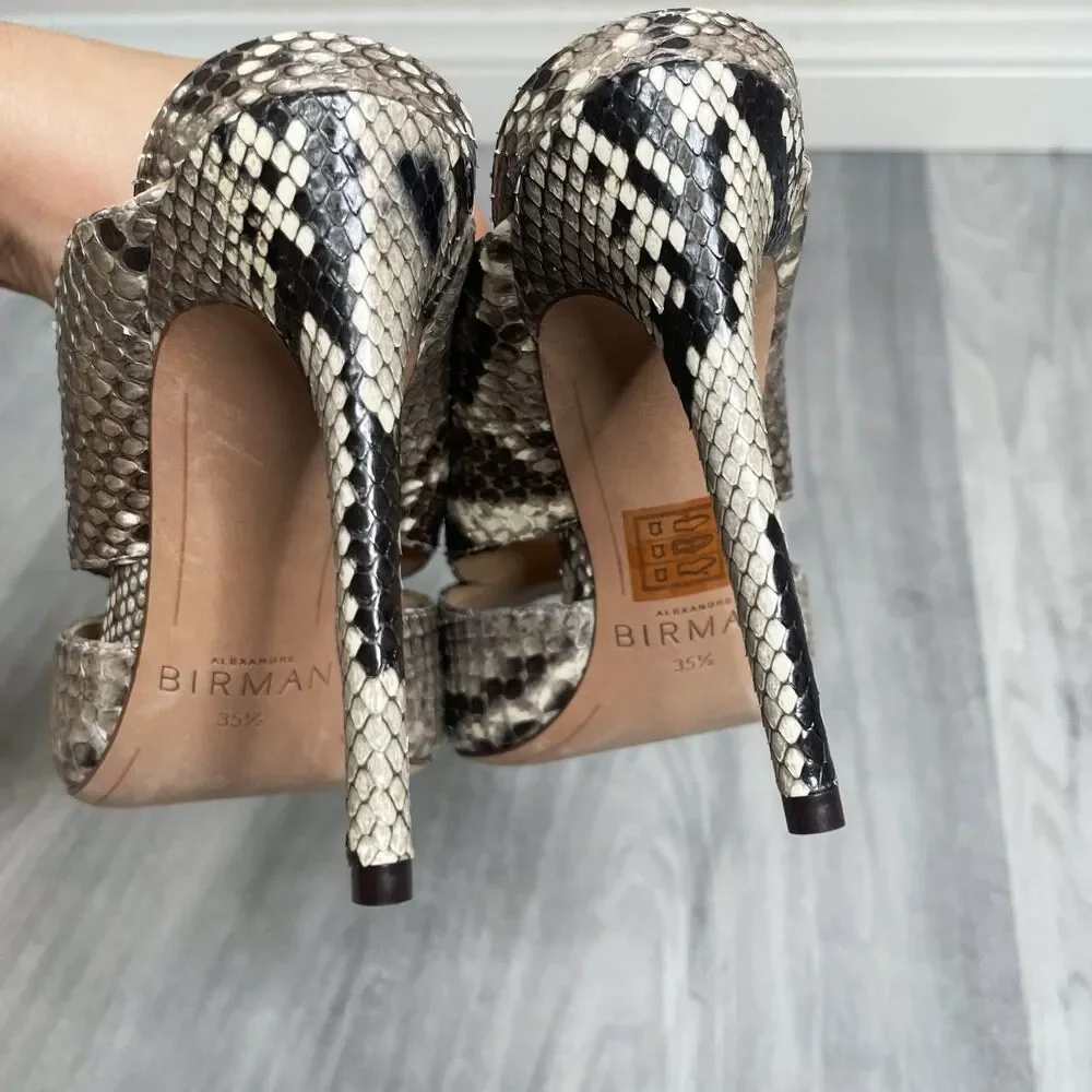 Alexandre Birman Snake Sandals